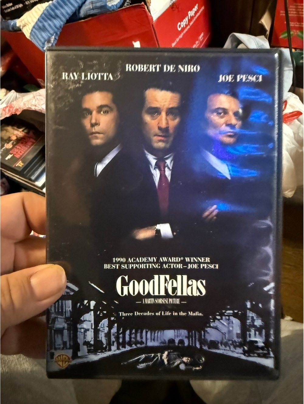 Goodfellas DVD 1990 Mafia Movie Starring Robert De Niro, Ray Liotta, Joe Pesci